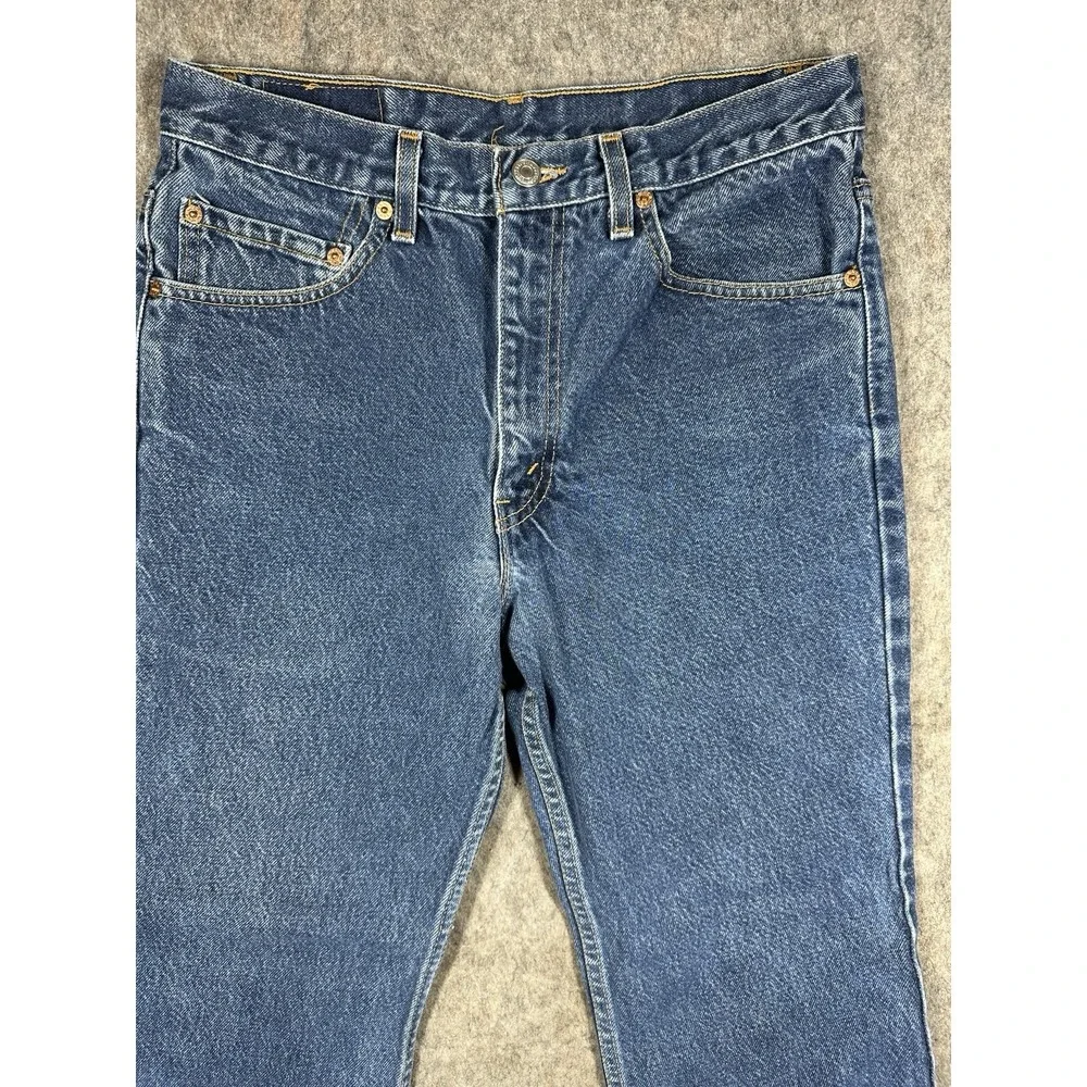 Levi's 517 Jeans Mens 32x27 Actual Blue Bootcut Denim W33 L29 Y2K